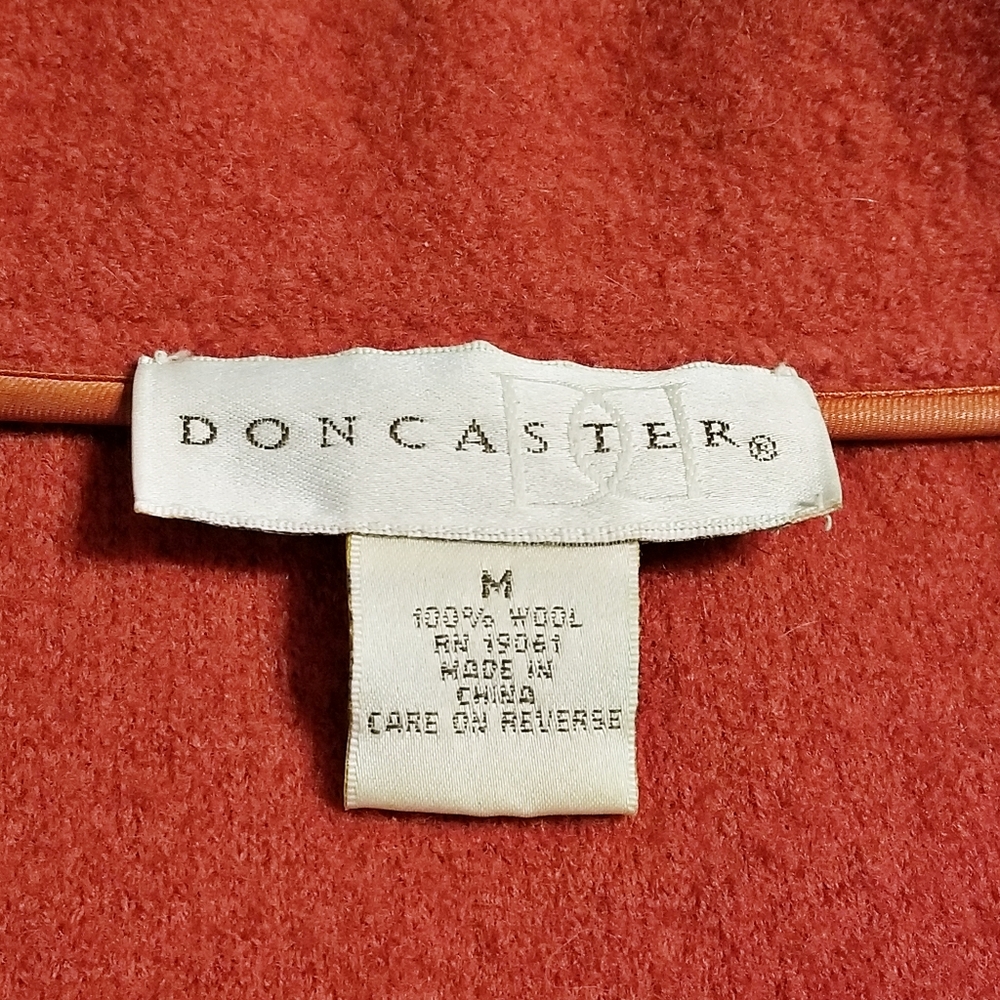 Doncaster Drapey Open Front Wool Coat / Jacket - image 8